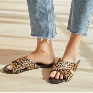 Jenni Kayne Women's Pony Hair Crossover Sandal - 7